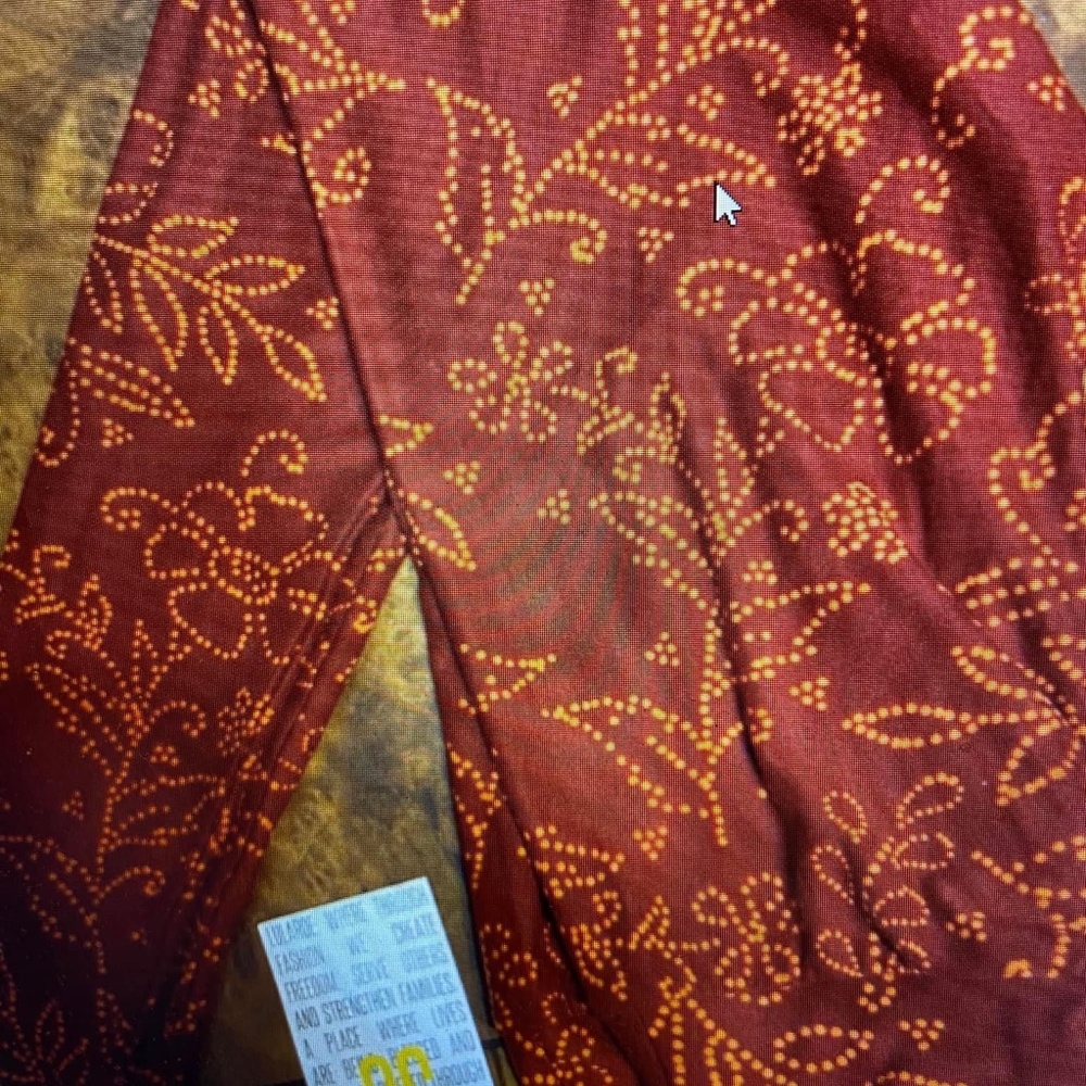 Lularoe os leggings floral print new with tag